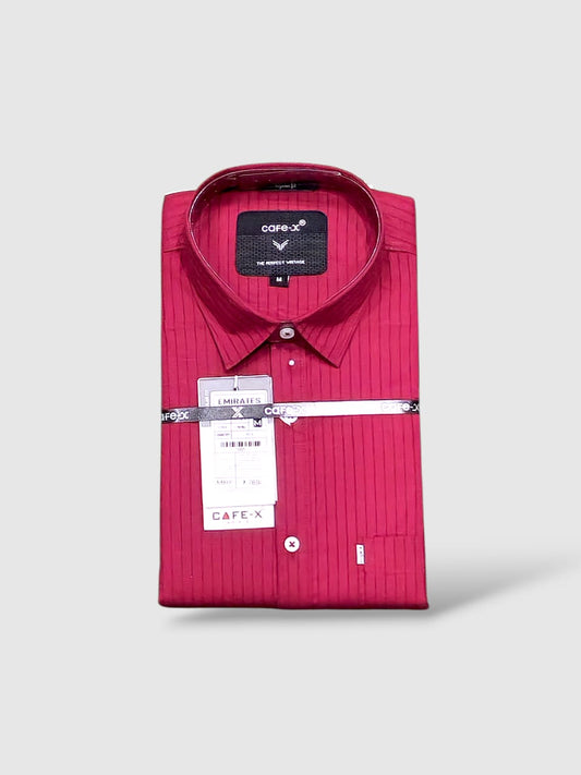 Emirates Premium Cotton Dobby Fabric - Striped Casual Wear