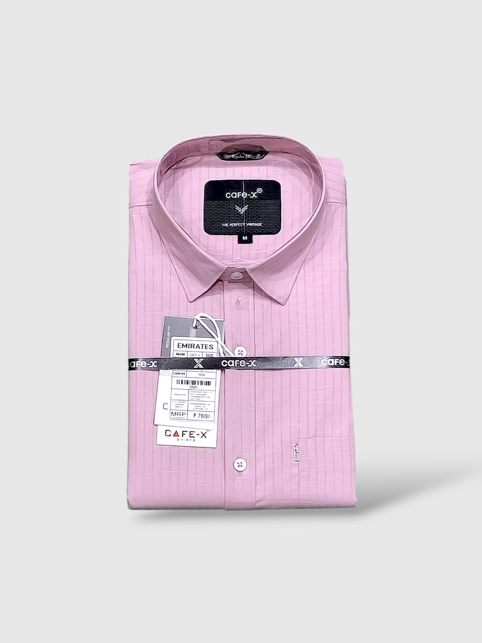 Emirates Premium Cotton Dobby Fabric - Striped Casual Wear