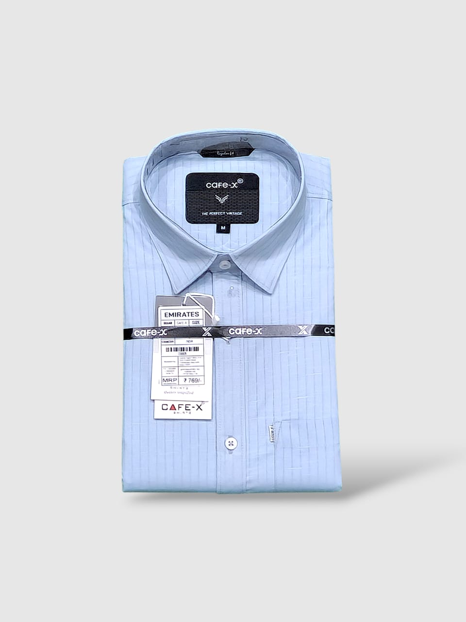 Emirates Premium Cotton Dobby Fabric - Striped Casual Wear