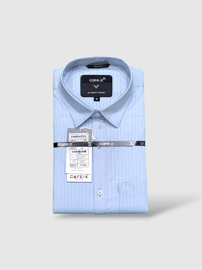 Emirates Premium Cotton Dobby Fabric - Striped Casual Wear