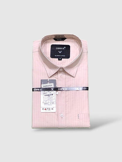 Emirates Premium Cotton Dobby Fabric - Striped Casual Wear