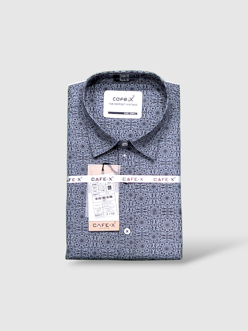 Spykar Print Premium Cotton Shirt Fabric