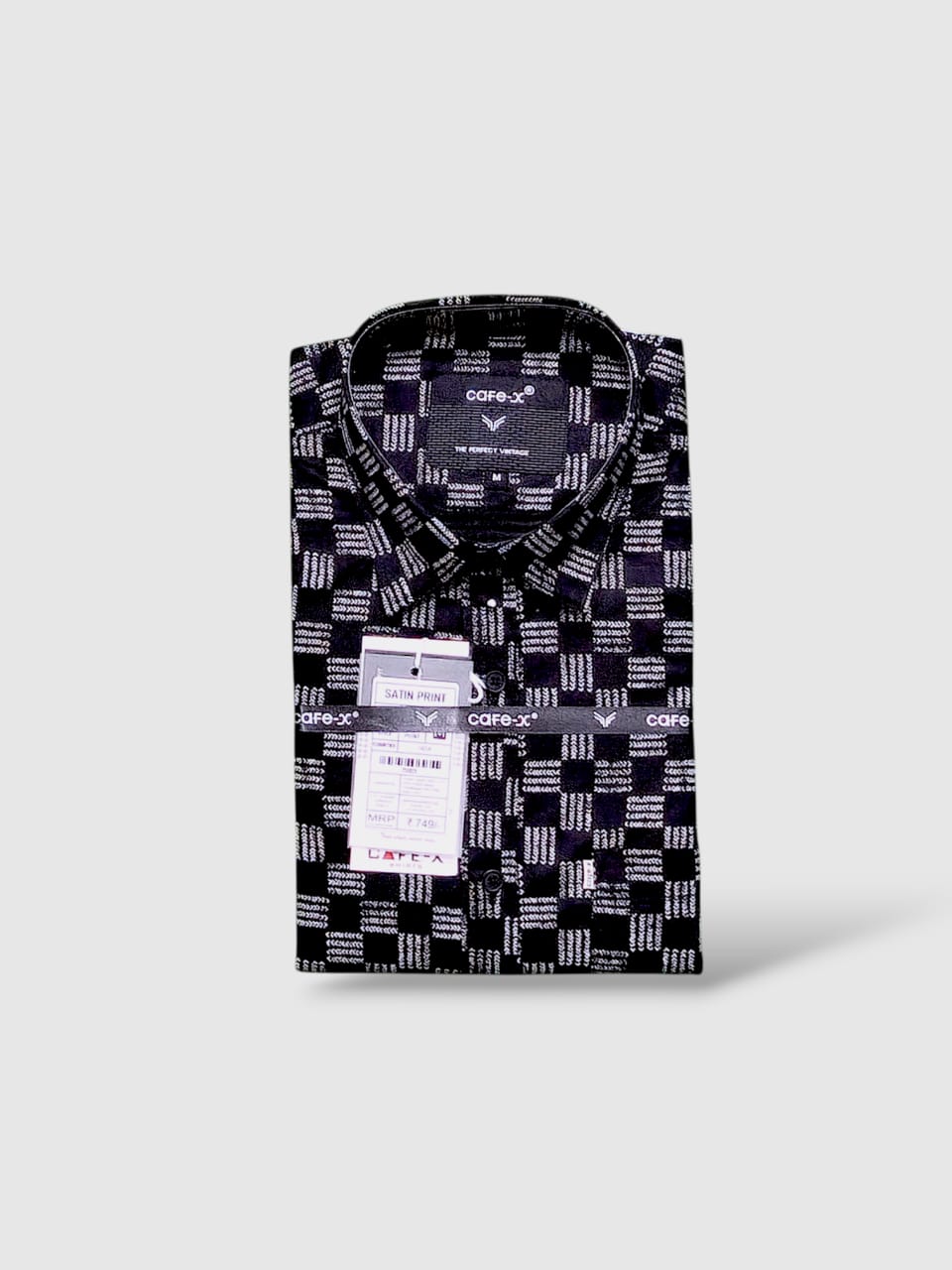 Elite Satin Print Shirt - Men's Designer Fashion | CAFE-X