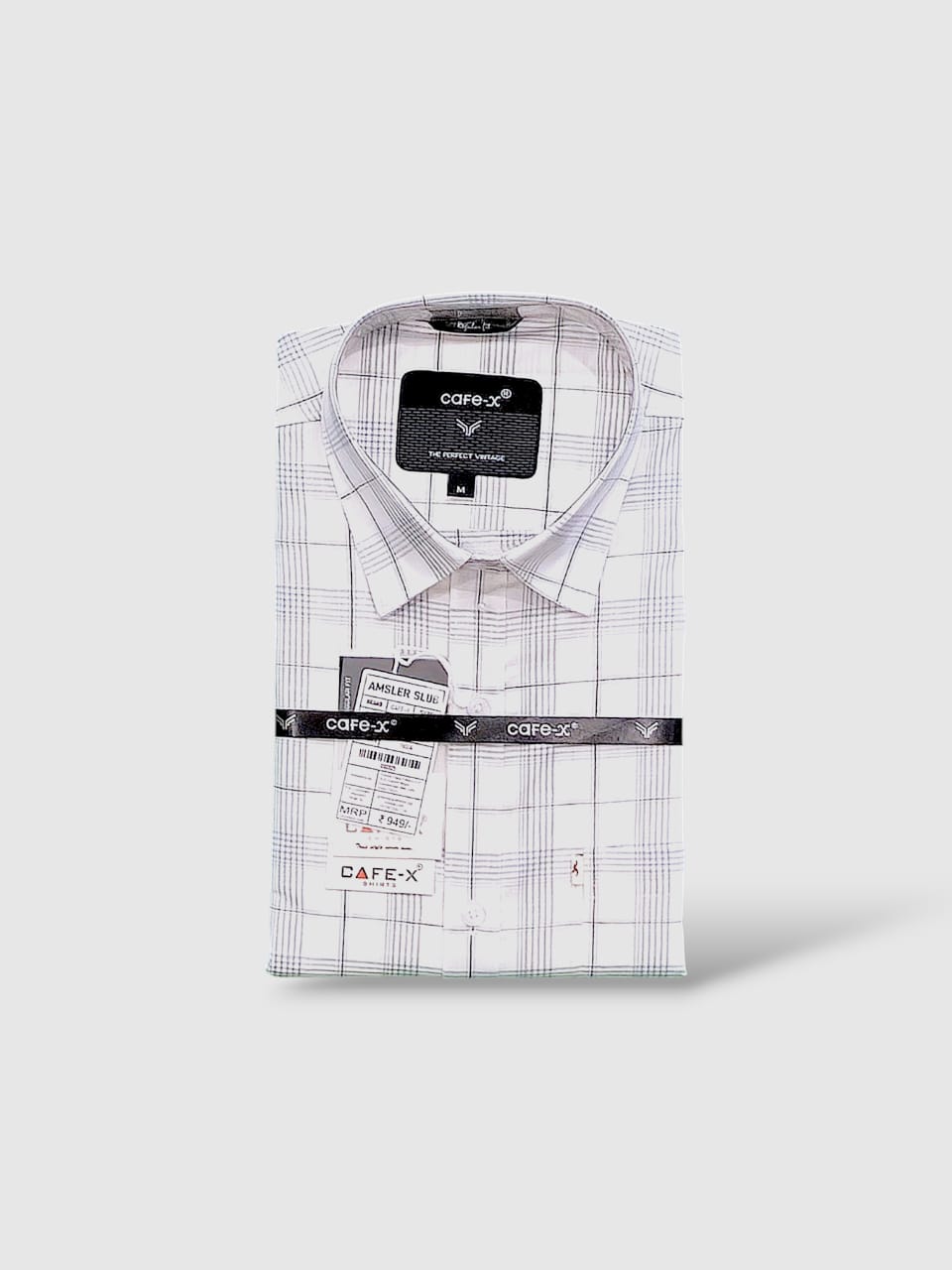 AMSLER SLUB 4 - Premium Yarn Dyed Cotton Checkered Shirt | CAFE-X