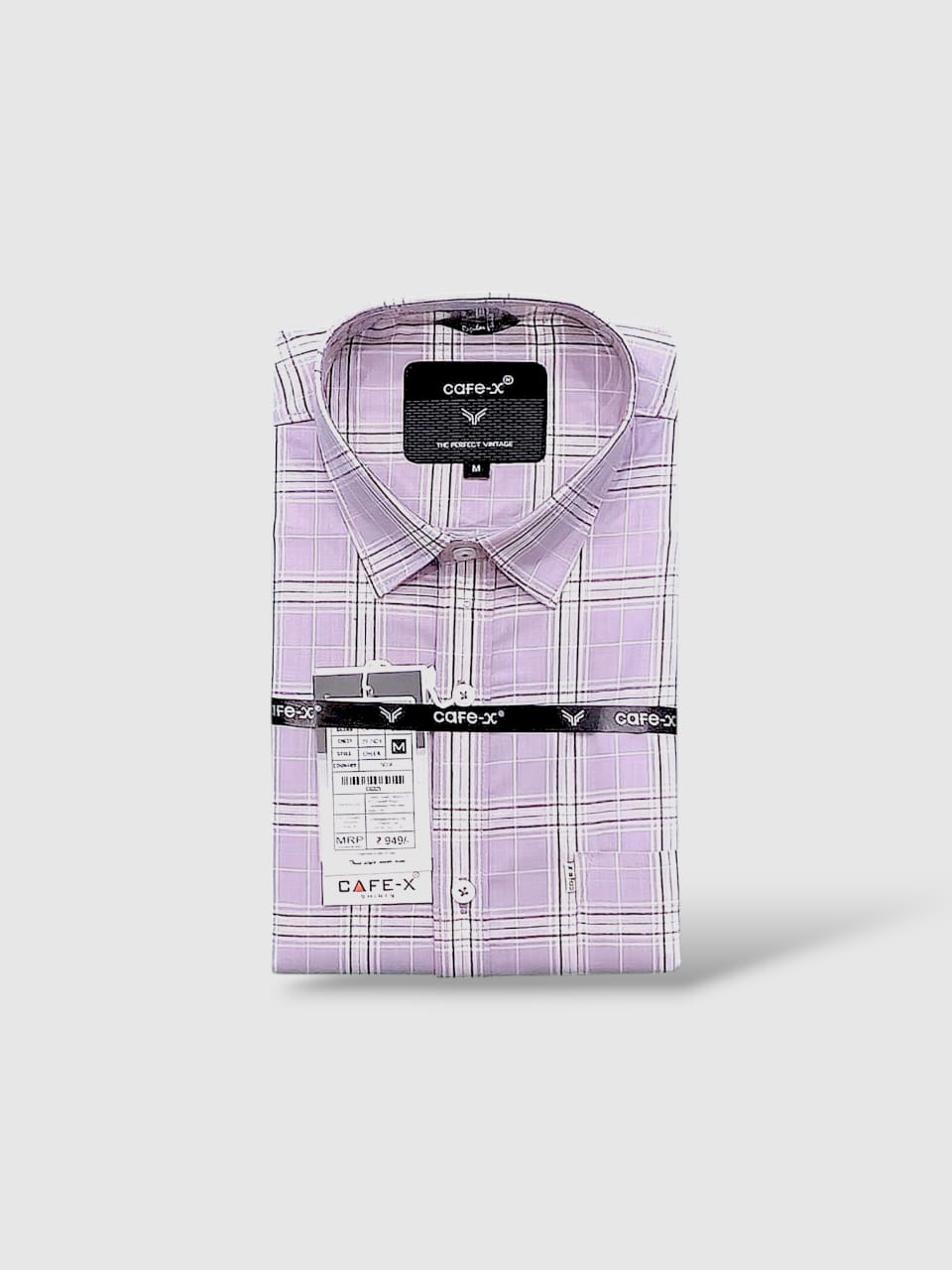 Premium Yarn Dyed Cotton Checkered Shirt for Men - AMSLER SLUB 6