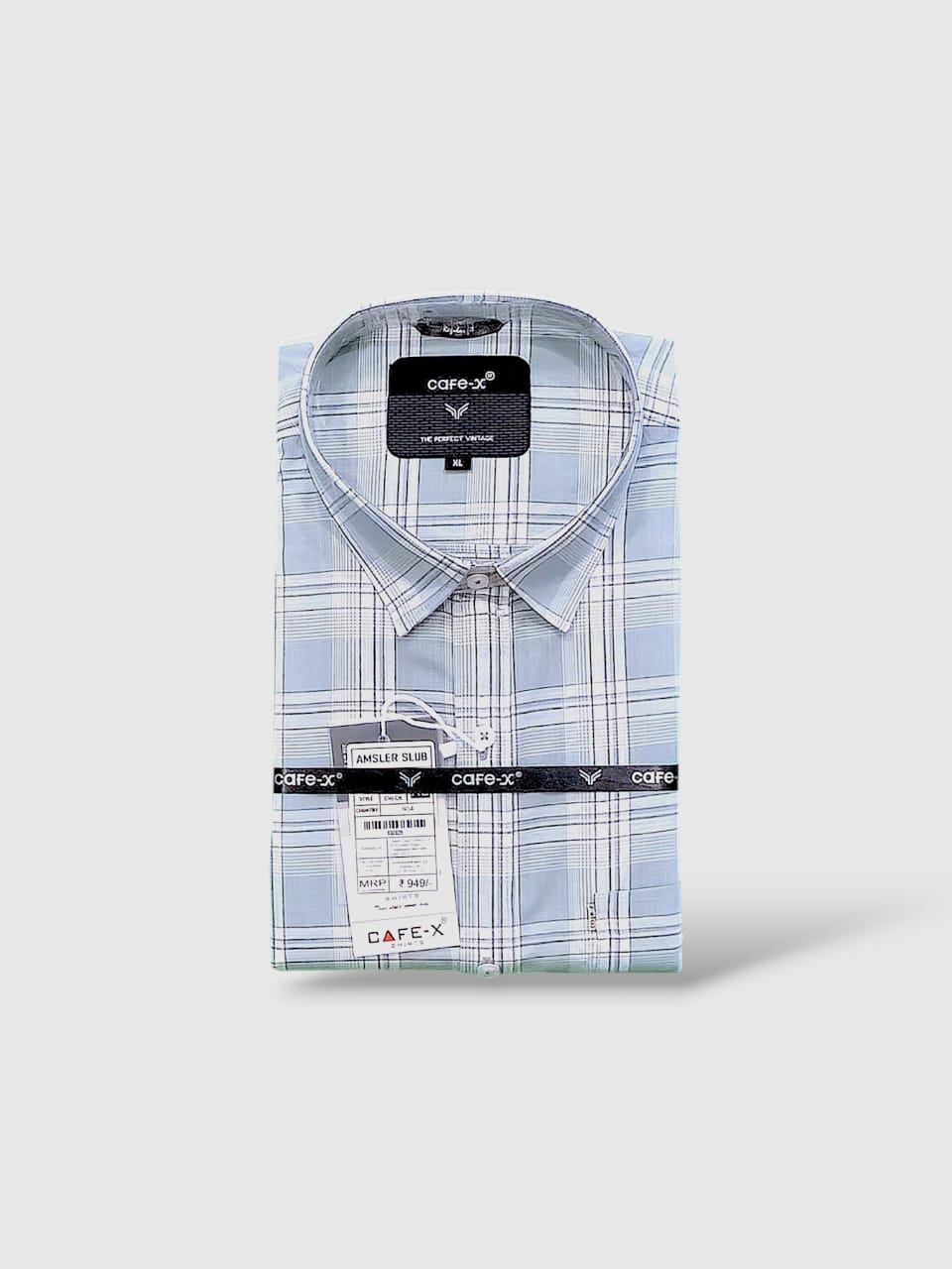 Men's Premium Cotton Checkered Shirt - No Shrink Comfortable Fit