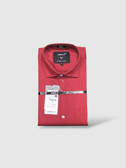 Men's Premium Plain Satin Shirt - Luxurious Formal Wear