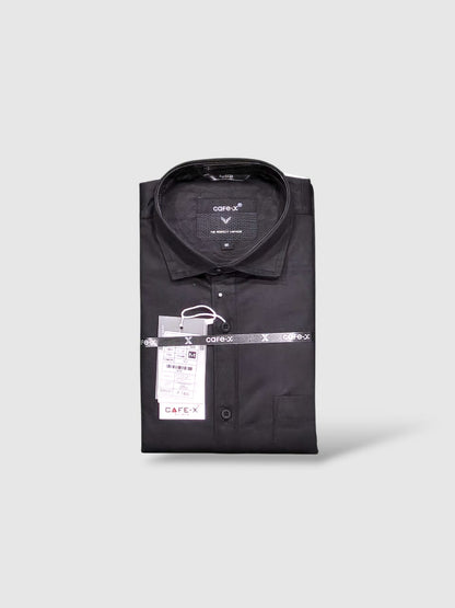 Men's Premium Plain Satin Shirt - Luxurious Formal Wear