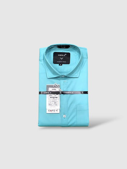 Men's Premium Plain Satin Shirt - Luxurious Formal Wear