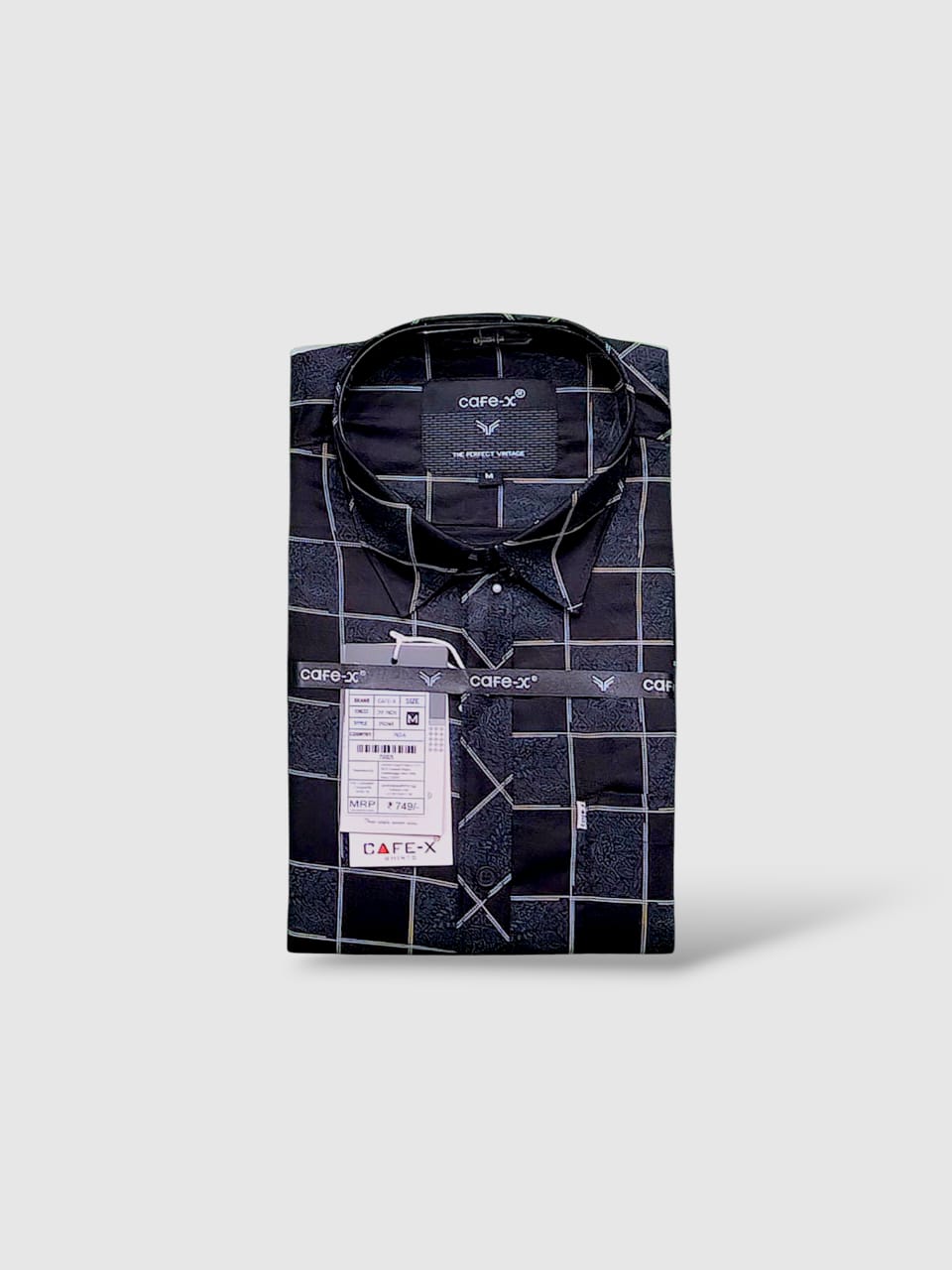 Premium Men's Satin Printed Shirt - Designer Pattern Formal Wear | CAFE-X