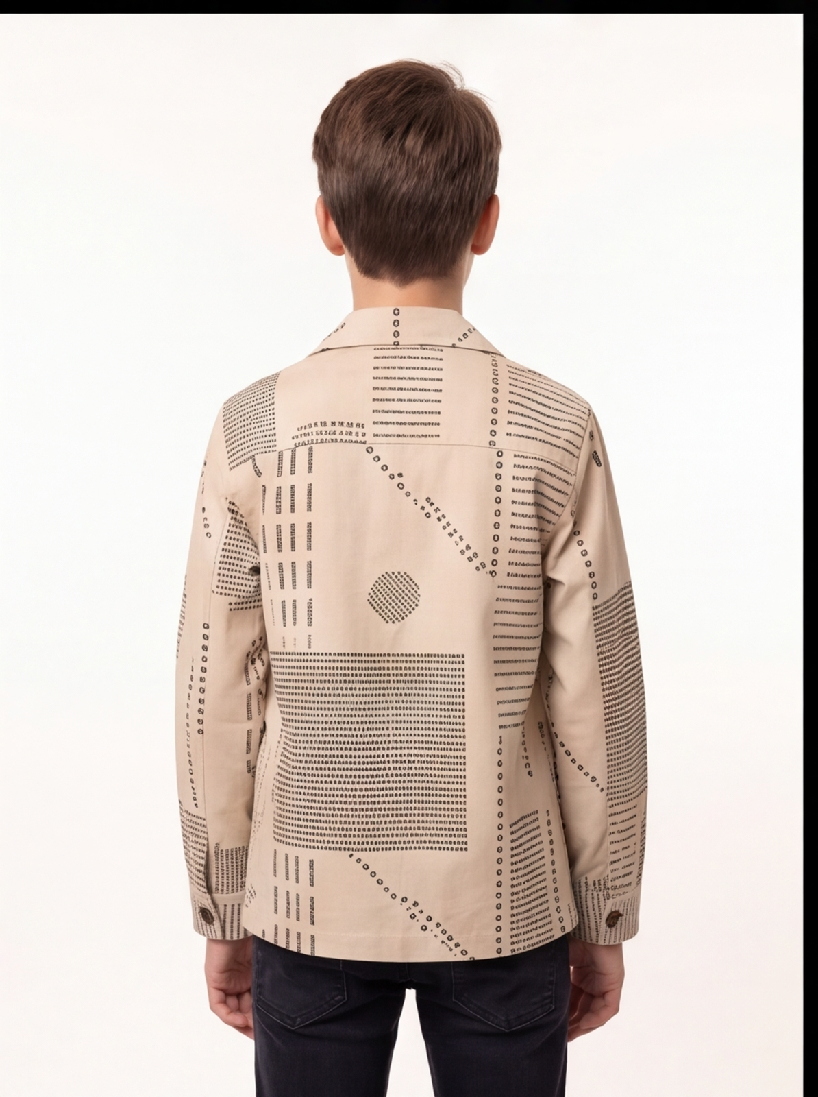 ESCOBAR shacket - beige - back