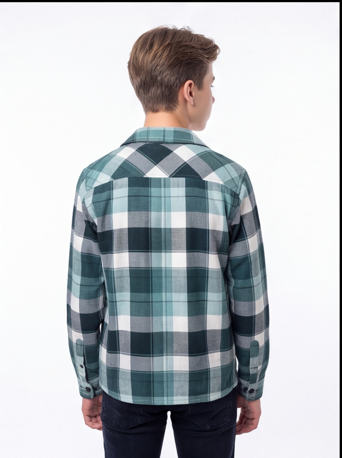 ESCOBAR shacket - green - back