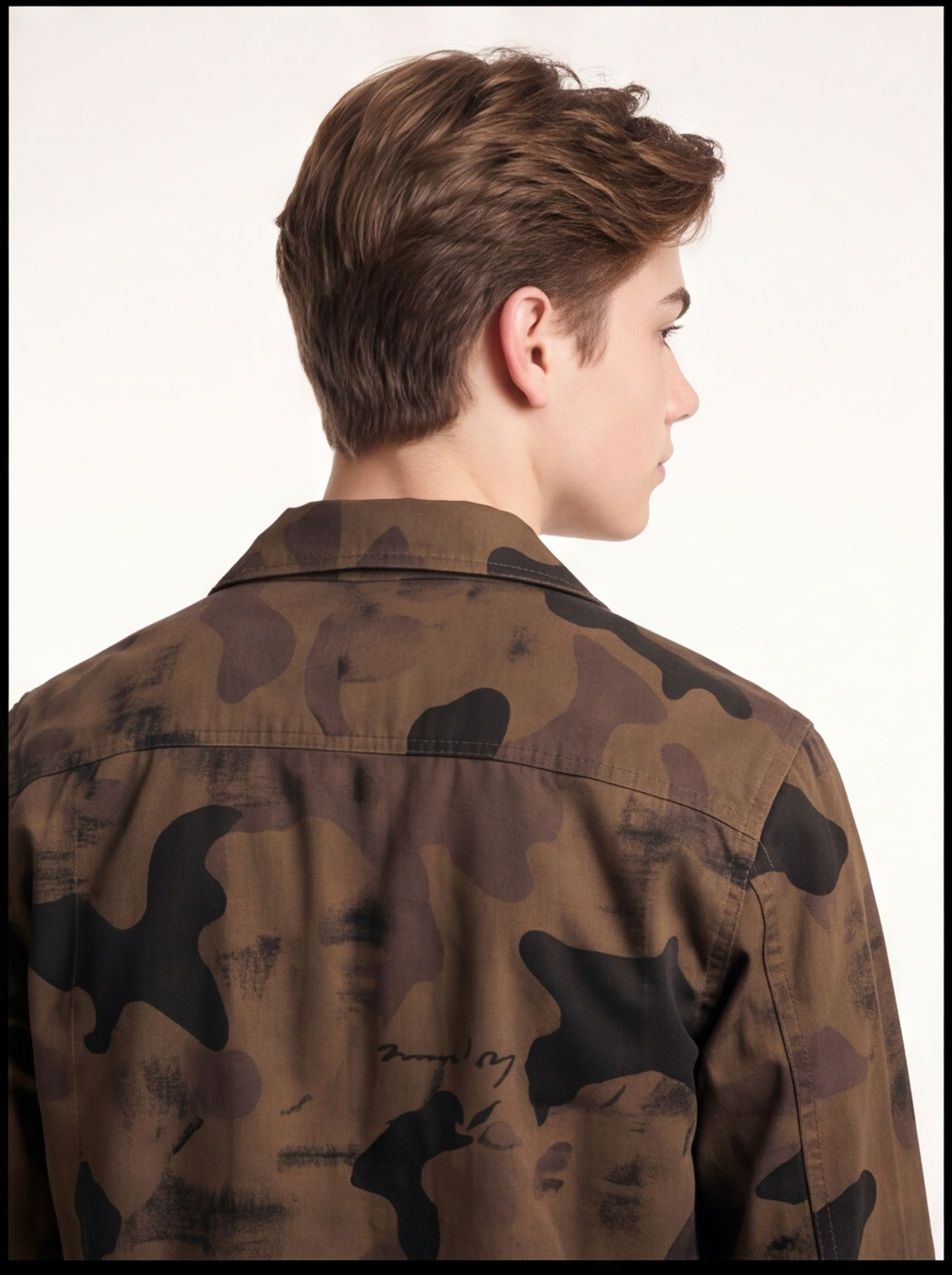 ESCOBAR shacket - coffee - back