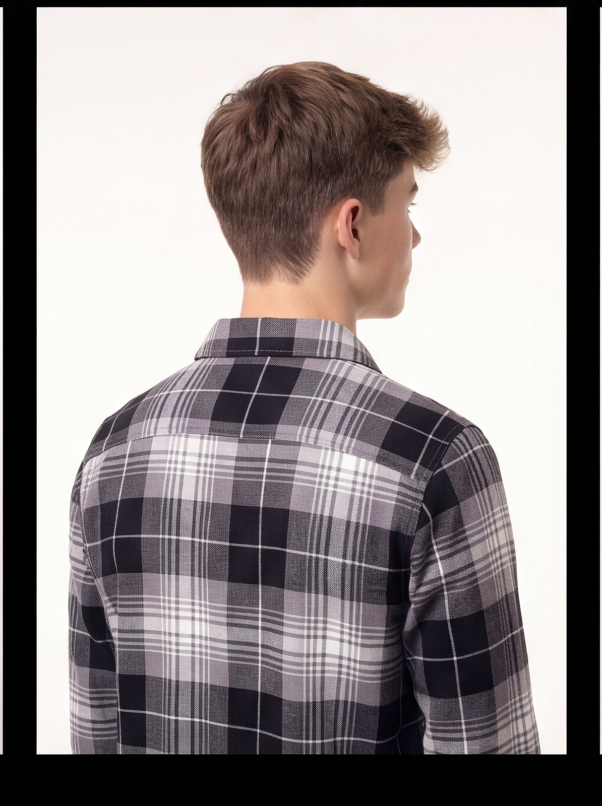 ESCOBAR shacket - black - back