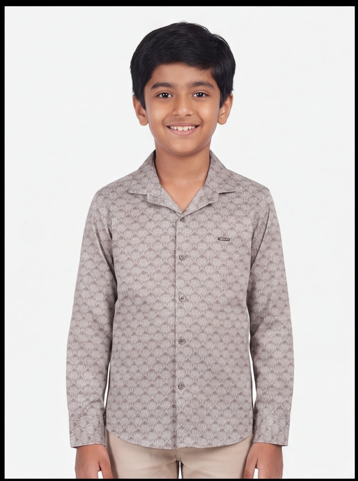 SPRITE printed shirt - grey - front